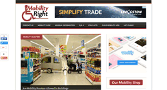 Desktop Screenshot of mobilityright.co.uk
